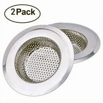 2 Pack Stainless Steel Kitchen Sink Drain Strainer – Fine Mesh Basket Food Catcher for Most Sink Drains
