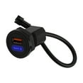 thumbnail image 3 of 12-24V Car Charging Socket 18W for Qc3.0 Rv Bus Usb Outlet Car Charger Adapter, 3 of 10