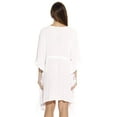 thumbnail image 2 of 21679-WHTBLK-S Riviera Sun Caftan / Caftans for Women (White / Majenta, 3X), 2 of 2