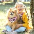 thumbnail image 5 of Valentine's Day Light and Breathable Chiffon Yarn Dog Scarf Set of 2 - Pack of Two Pet Collars 16x16x22.8in and 20.9x20.9x30in Sizes, 5 of 5