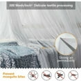 thumbnail image 3 of Colcha con mosquitera, mosquitera para cama extra grande para interiores, mosquitera para viajes al aire libre, el orificio más pequeño: malla 300, instalación rápida y fácil, adecuada para cunas, camas redondas individuales dobles tamaño king esquí esquí Gafas de esquí, 3 of 4
