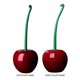 thumbnail image 3 of Escobilla para Inodoro Con Forma Cereza Cepillo Lavabo Quitar Manchas (cabezal Cepillo) Rojo, 3 of 6