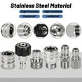 thumbnail image 2 of 10Pack Pressure Washer Quick Connect Fittings, M22-14mm Swivel to 3/8inch Quick Connect Kit, 2 of 6