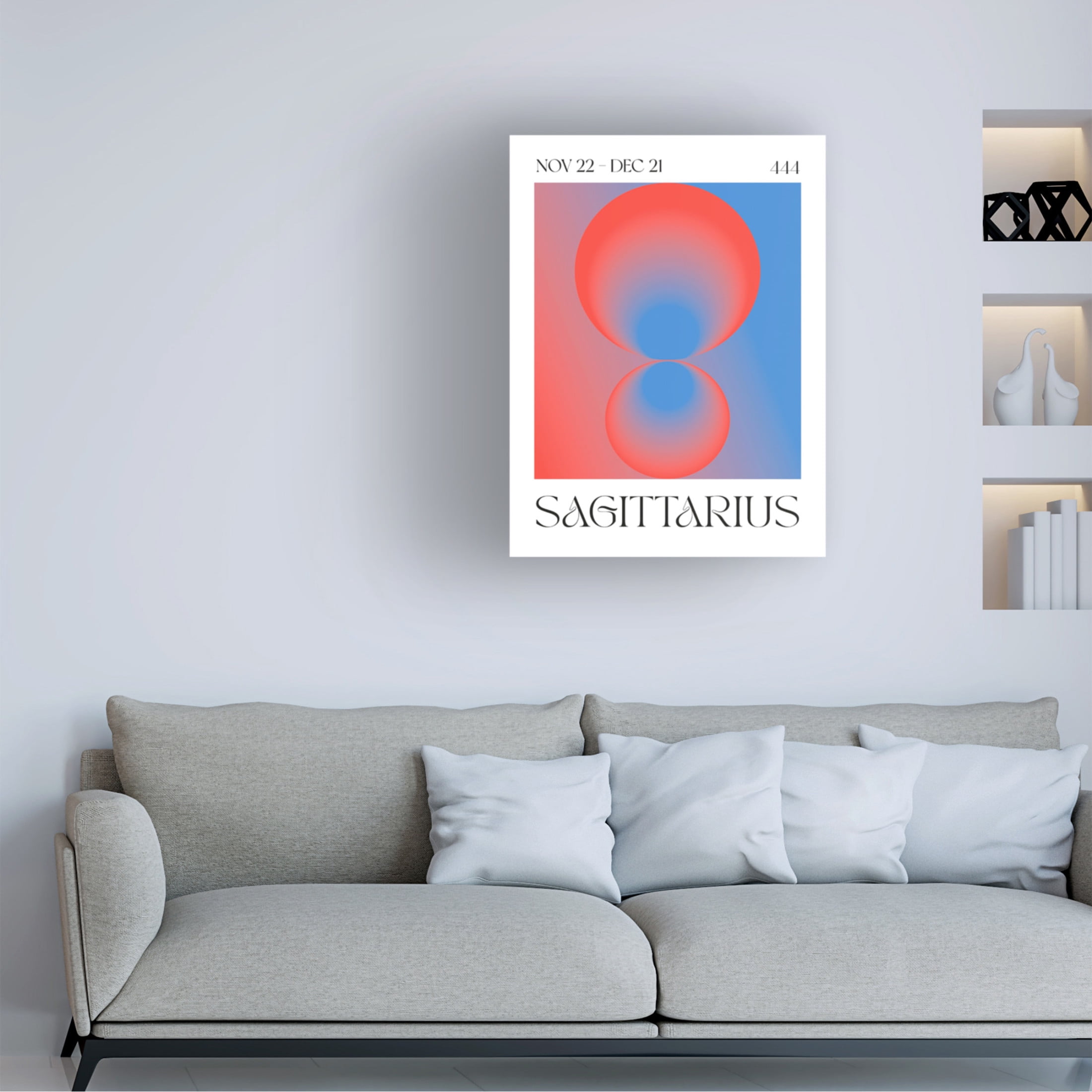 Trademark Fine Art Valeria Castillo Sagittarius Canvas Wall Art