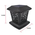 thumbnail image 4 of Yeacher 2W Solar Post Cap Fence Light Outdoor Lamp Dynamic Flames Light Effect Lighting Sensitive, 4 of 8