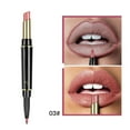 thumbnail image 1 of 16 Color Lip Liner and Lipstick Double Ended Lip Pen Nude Makeup Tool Long Lasting Color Rendering Lip Cosmetics, 1 of 1