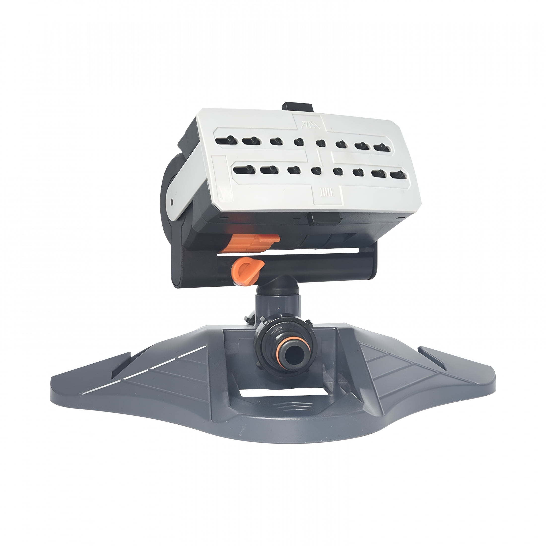 BPPEG Adjustable Range Sprinkler for Lawns & Gardens, 16 Mini Turbine Oscillating Sprinkler