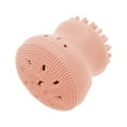 thumbnail image 5 of Unique Bargains 1 Pc Silicone Facial Cleansing Brush Octopus Shape 2.01"x2.09" Orange, 5 of 6