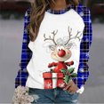thumbnail image 2 of Winter Clothing Saving! Beifu Long Sleeve Shirts for Women Plus Size Fall Fashion Womens Tops Fall Dressy Casual Winter Warm Trendy Sweatshirt Graphic Tee Fall Winter Loose Fit Tops, 2 of 6