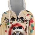 thumbnail image 4 of Merry Christmas Santa Doberman Pinscher Scarf Twinkling Lights Xmas Holiday All Over Print 3D Hooded Duffle Toggle Coat Doberman Dog Lover Gifts - 00022, 4 of 6