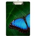 thumbnail image 2 of FMSHPON Butterfly Leaves Clipboard Hardboard Wood Nursing Clip Board and Pull for Standard A4 Letter 13x9 inches, 2 of 7