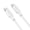 White, variant on MyBat Pro USB-C to USB-C Liquid Silicone Cable (L=3 FT) - Pink