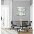 thumbnail image 2 of Farmhouse Wall Art for Kitchen Canvas Print Watercolor Family Gathers Here and Forever Home Mason Jar Cotton Floral Plants Artwork Four 12x12inch Framed Prints, 2 of 3