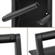 thumbnail image 3 of Porta Papel Higiénico Pivotante Mougcet Acero Inoxidable Negro Mate, 3 of 6
