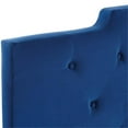 thumbnail image 4 of Pemberly Row Tête de Lit Capitonnée King/California King en Velours, Bleu Marine, 4 of 7