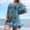 Blue, variant on Babysbule Womens Swimsuits Women Swimsuit Sun Shirt Bohemian Hollow Weave Tassels Cover Up Bikini Swimwear Beach Cover-Ups