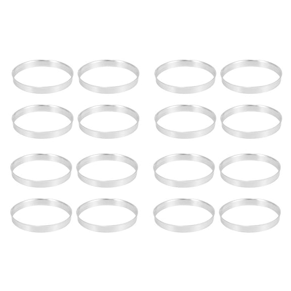 16 x Universal Aluminum Hub Ring Wheel Spacer Set 74.1mm O/D 72.6mm I/D