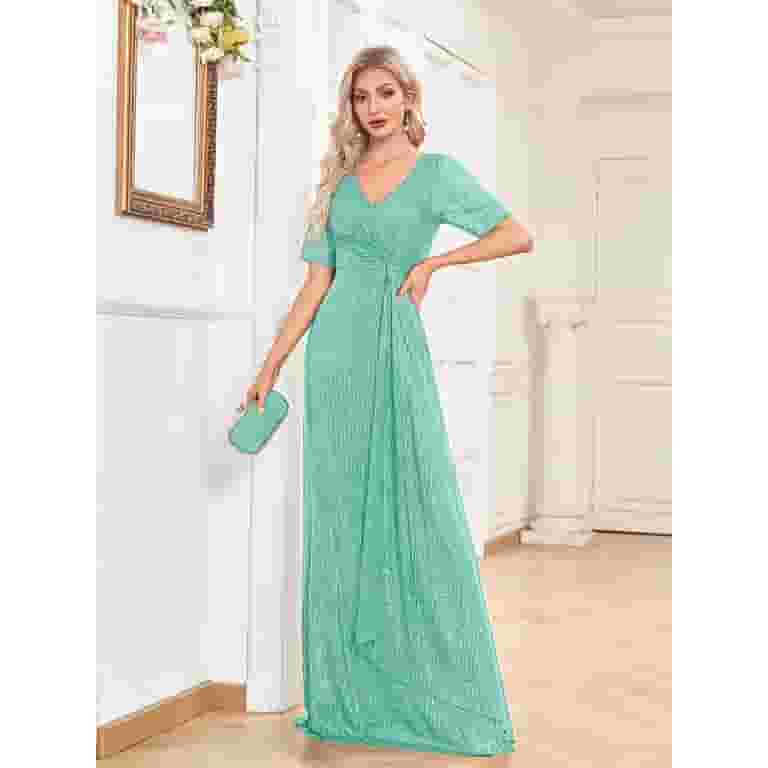wrap dress in black Maxi Dress in Black XXXL
