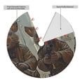 thumbnail image 2 of Picia Steampunk Space Mice Warriors Print Christmas Tree Skirt , Christmas Tree Skirt Ornaments for Merry Christmas Holiday Party Decorations Indoor Outdoor-48", 2 of 7