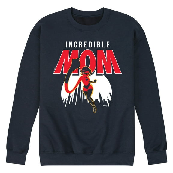 The Incredibles - Incredible Mom - Men's Crew Neck Fleece Pullover