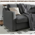 thumbnail image 6 of Pipleo Reversible 5-Seat L-Shaped Sectional Sofa, Convertible Space-Saving Design for Small Apartments & Living Rooms,Dark Gray, 6 of 7