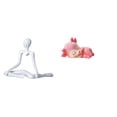 thumbnail image 1 of Figura de escritorio, pensador, escultura abstracta de resina, estatua de ciervo durmiendo, adorno minimalista, diseño hueco, adecuada para sala de es, 1 of 8