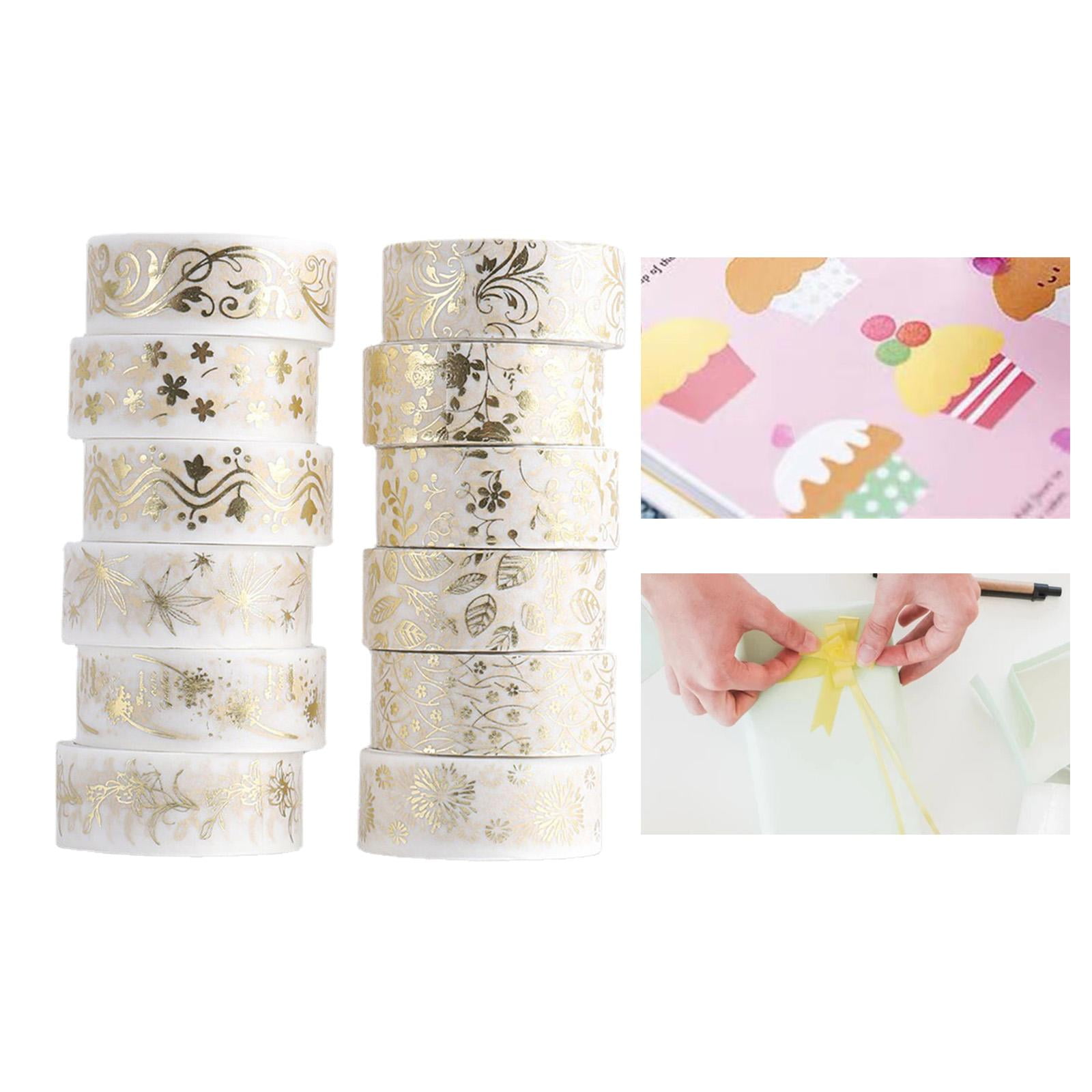 FVDPWYE Washi Tape Set Masking Sticker DIY Planners Scrapbooking Gift Wrapping