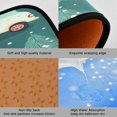 thumbnail image 3 of Kitchen Floor Mat 2 Sets Carpet Floor Mat Kitchen Mat Bathroom Mat Living Room Mat Bedroom Mat Absorbent Delicate Fabric No Ball Christmas Trees and Trucks, 3 of 7