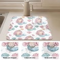 thumbnail image 4 of Dish Drying Mat Absorbent Dish Drainer Kitchen Counter 15.7x11.8inch Dish Drying Pad for Countertops Sinks Draining Racks Pastel Colors Mermaid, 4 of 9