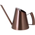 thumbnail image 1 of Regadera de acero inoxidable con boquilla larga y estrecha, herramienta para flores de plantas de jardín, ideal para el hogar, jardín, balcón, oficina, bonsái, etc. (400 ml, cobre) Zhivalor BST3079965, 1 of 5