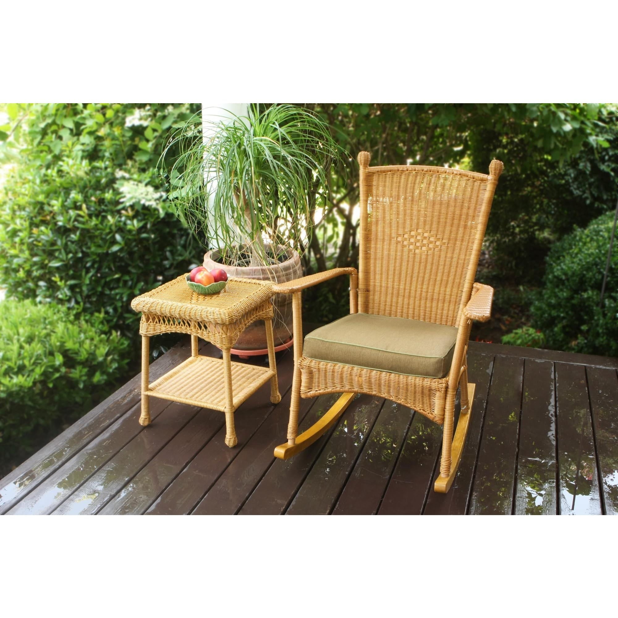 Tortuga Outdoor Portside Classic Rocking Chair Southwest Amber Walmart Com Walmart Com