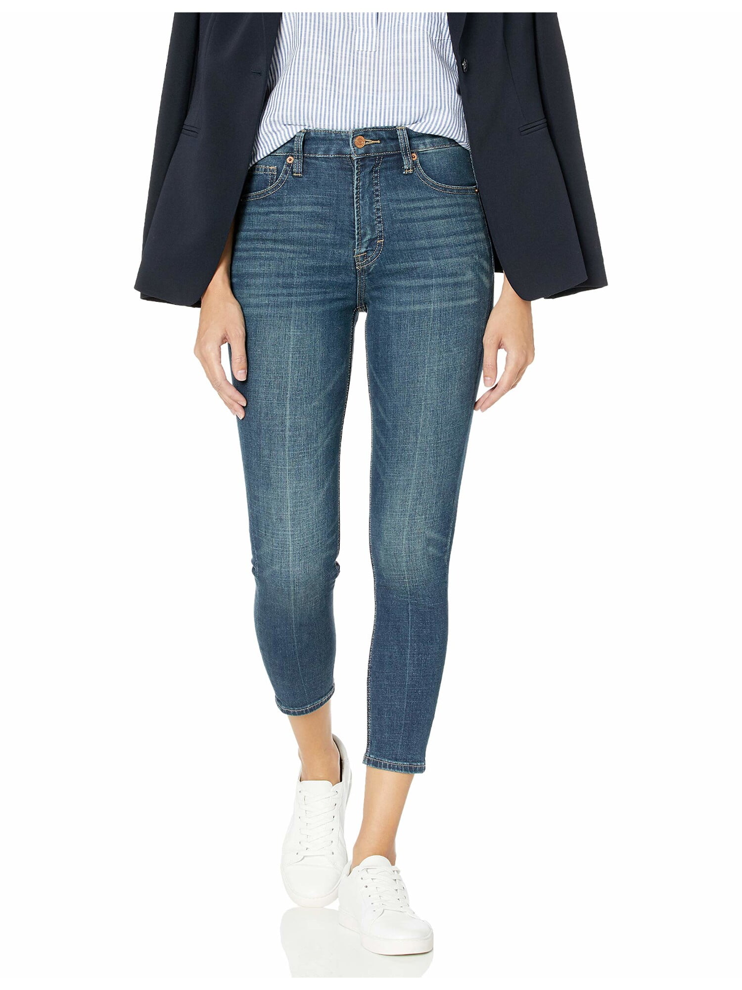 LUCKY BRAND Womens Navy High Waist 