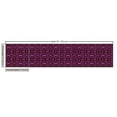 thumbnail image 2 of Ambesonne Lattice Fabric by the Yard Upholstery, Symmetric Geometric Pink, 5 Yards, Dark Brown and Magenta, 2 of 4