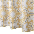 thumbnail image 6 of Medallion Blackout Curtains, Floral Print Thermal Insulated Blackout Window Curtains for Bedroom,Grommet Top Curtains, W52 x L84 Inch, 2 Panels, Yellow/Grey, 6 of 7