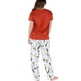 thumbnail image 2 of Lazy One Women's Pajama Set, Short Sleeves with Cute Prints, Relaxed Fit, Dark Green Fetching Tired, Labradoodle, 2 of 7