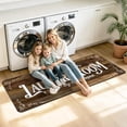 thumbnail image 2 of Washable Laundry Room Rug, 20"X59" Non Slip Soft Low-Pile Laundry Mat Farmhouse Laundry Room Decor Area Rug for Kitchen Bathroom Brown, 2 of 8