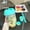 green, variant on 1PC White/Green Portable Bottle Salad Shaker Fresh Fruit and Vegetable Salad Glass With Fork Salad Bowl Holder for Lunch Bento