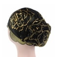 thumbnail image 5 of Cheers.US Flower Hat Women Bonnet Turban Muslim Hair Loss Chemo Cap Hijab Head Scarf Wrap, 5 of 7