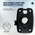 thumbnail image 4 of Five Oceans Rod Holder Mount Base - Deck Mount Base with Spring-Loaded Locking Mechanism, 30-Degree Locking Positions, Marine-Grade UV Stabilized Fiberglass-Reinforced Plastic - FO4744, 4 of 9