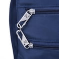 thumbnail image 4 of Anti-Theft Classic Slim Double Zip Crossbody Bag-Black Anti-Theft Classic Slim Double Zip Crossbody Bag, 4 of 5