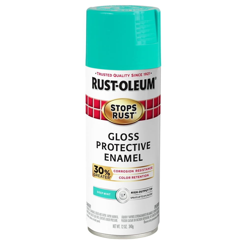 RustOleum Stops Rust Advanced Gloss Deep Mint Protective Enamel Spray