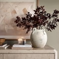thumbnail image 3 of LuxenHome Vintage Ceramic Round Vase Multi Gray and White Terracotta Vaes with Handles Farmhouse Decor,Pottery Vase Living Room Decor,Large Waterpoof Vases Home Decor 11-Inch, 3 of 7