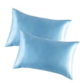 thumbnail image 1 of Billuyoard 2 uds funda de almohada de satén de seda Artificial funda de almohada para dormir en el hogar Juegos de cama dos Billuyoard HA003600-02, 1 of 6