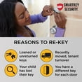 thumbnail image 4 of Kwikset SmartCode 270 Smart Door Lock Wi-Fi Deadbolt Touchpad, Auto Door Lock, SmartKey Re-Key Security Venetian Bronze, 4 of 8