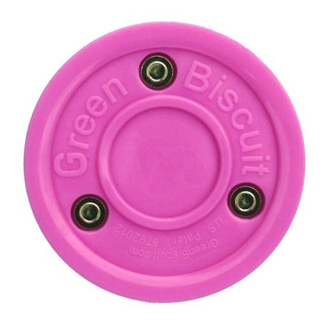 Green Biscuit Hockey Training Puck  Blush