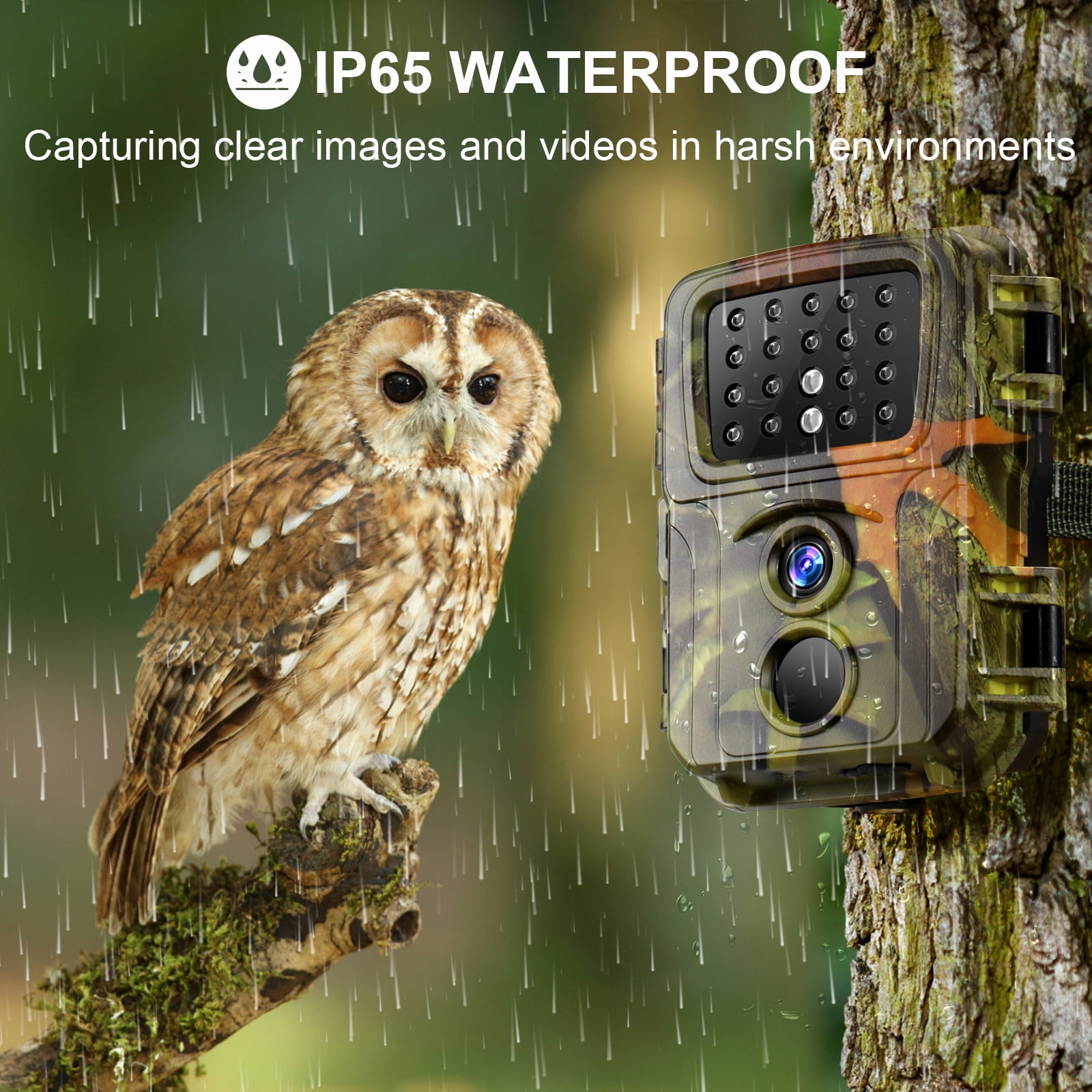 SuntekCam 20MP 1080P Mini Game Camera Trail Monitor with 32GB Micro SD, 2 Pack