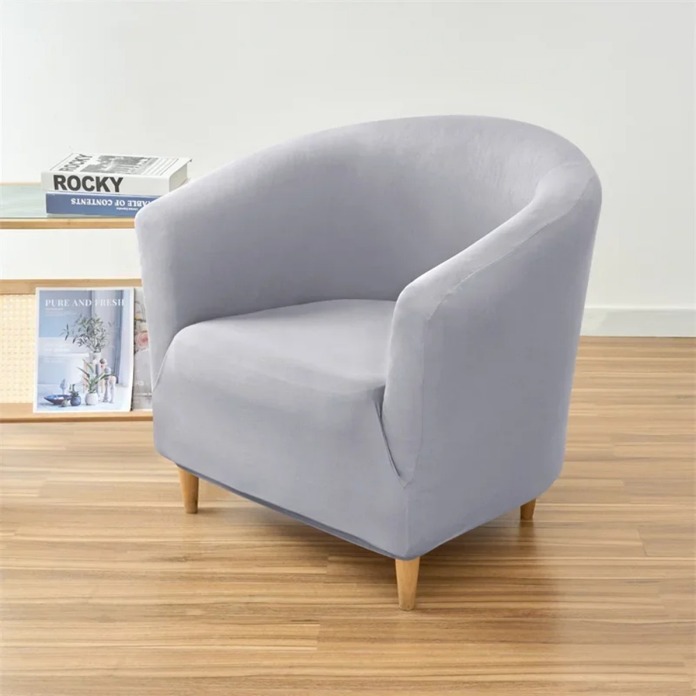AIGIA Club Chair Slipcover Tub Chair Cover Waterproof Stretch Armchair Covers Sofa Cover Furniture Protector for Living Room