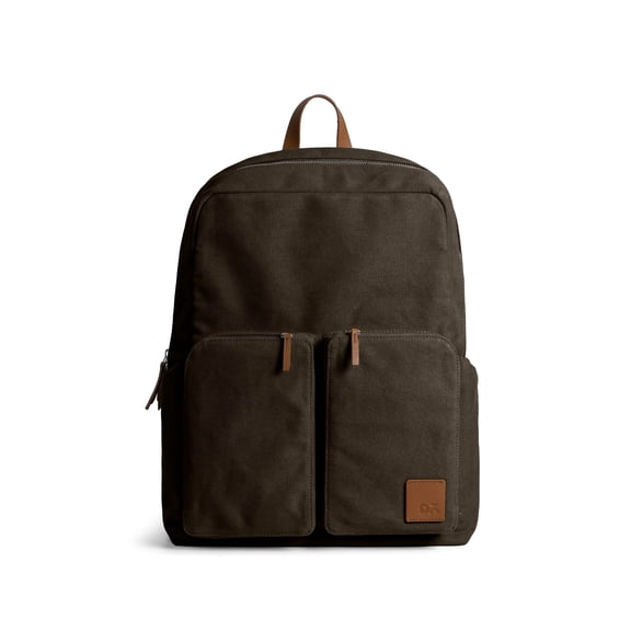 DailyObjects Clove Field Backpack (20L) | Casual Laptop Bag with Luggage Sleeve | Unisex Travel Backpack | Durable Canvas Material | Zippered Compartments with Pockets