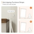 thumbnail image 6 of White 8 Drawer Dresser for Bedroom, Wooden Chest of Drawers for Living Room, 6 of 6