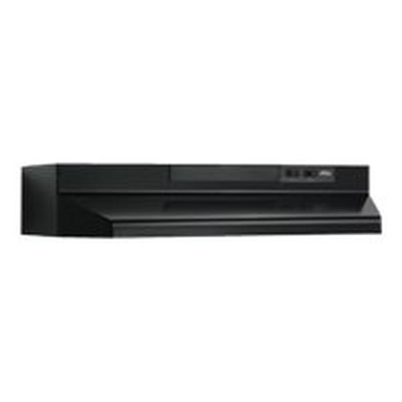 Broan 24 in Standard Range Hood in Black